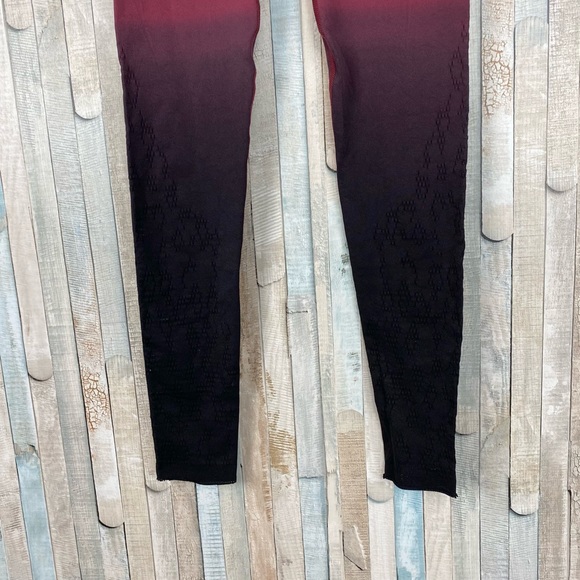 Varley S Ombre Perforated High Rise Waist Dover 7/8 Legging Tight Athletic Yoga - Picture 4 of 14